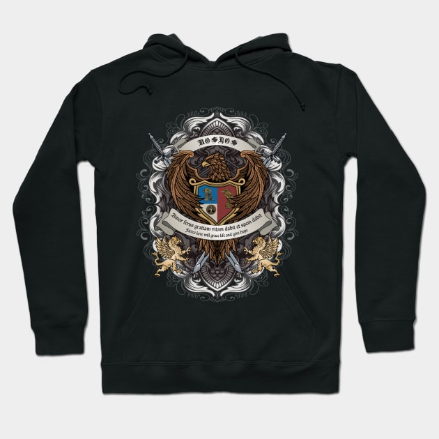 Roskos Family Crest Hoodie by TheStuffInBetween